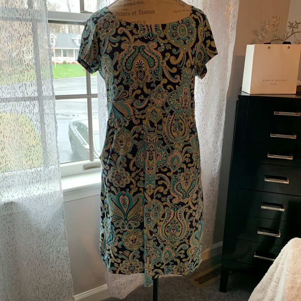Paisley Dress with pockets